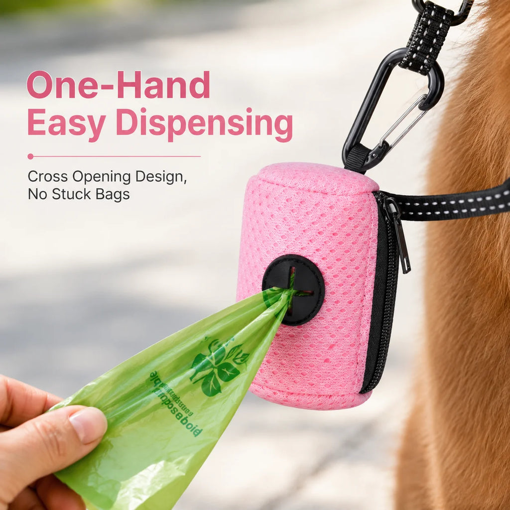 Dog Poop Bag Dispenser for Leash