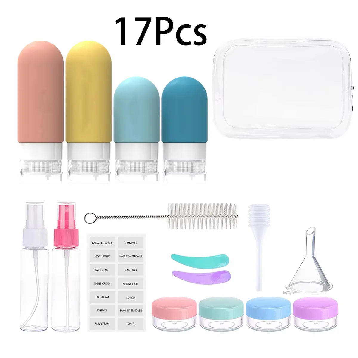 Silicone Travel Bottle Set