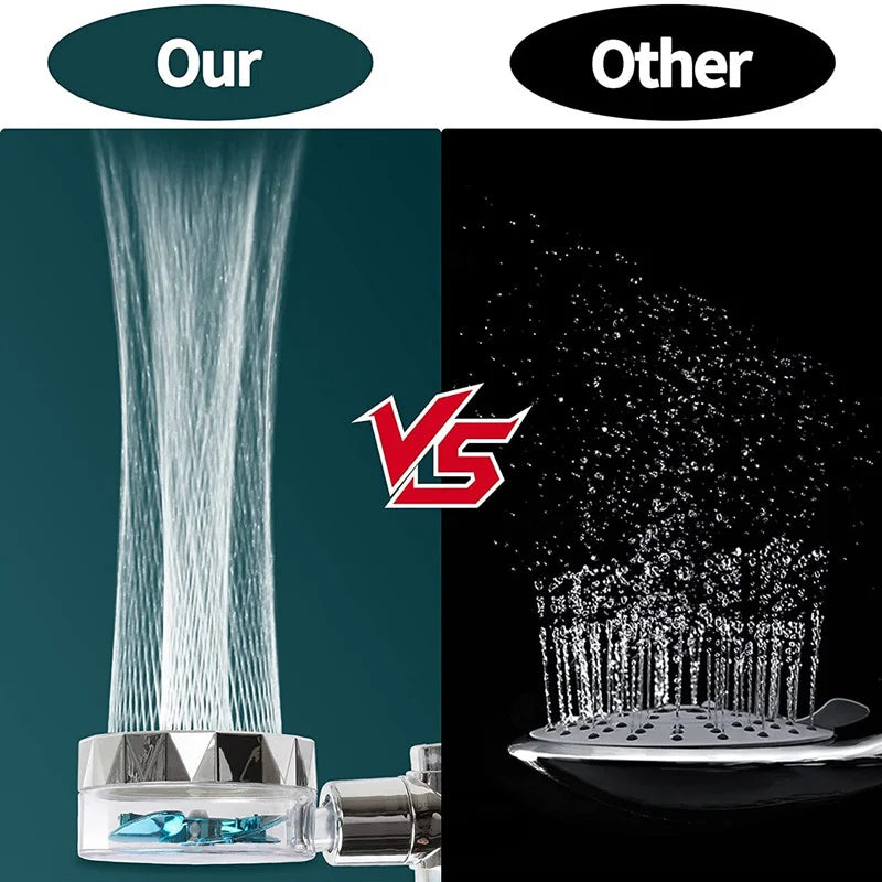 Turbo Fan Handheld Shower Head