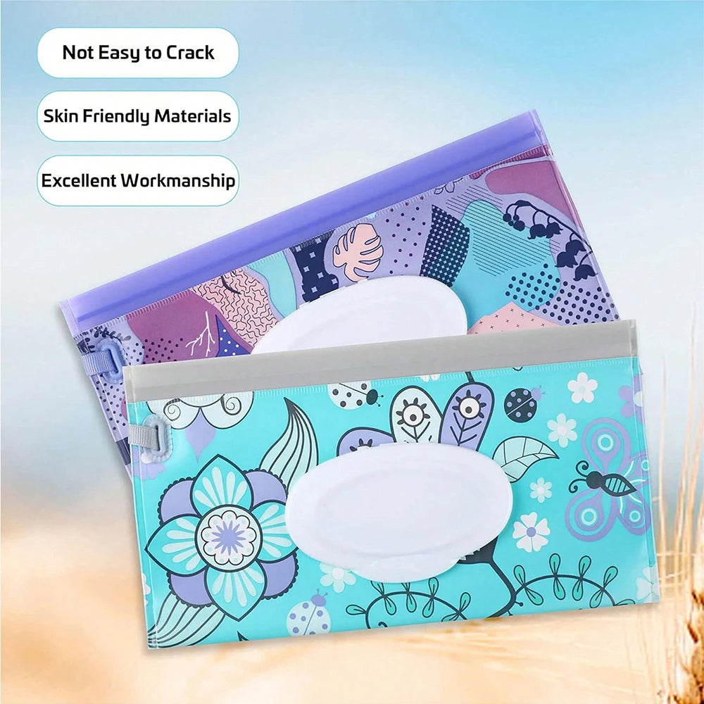 Refillable Travel Wipes Case