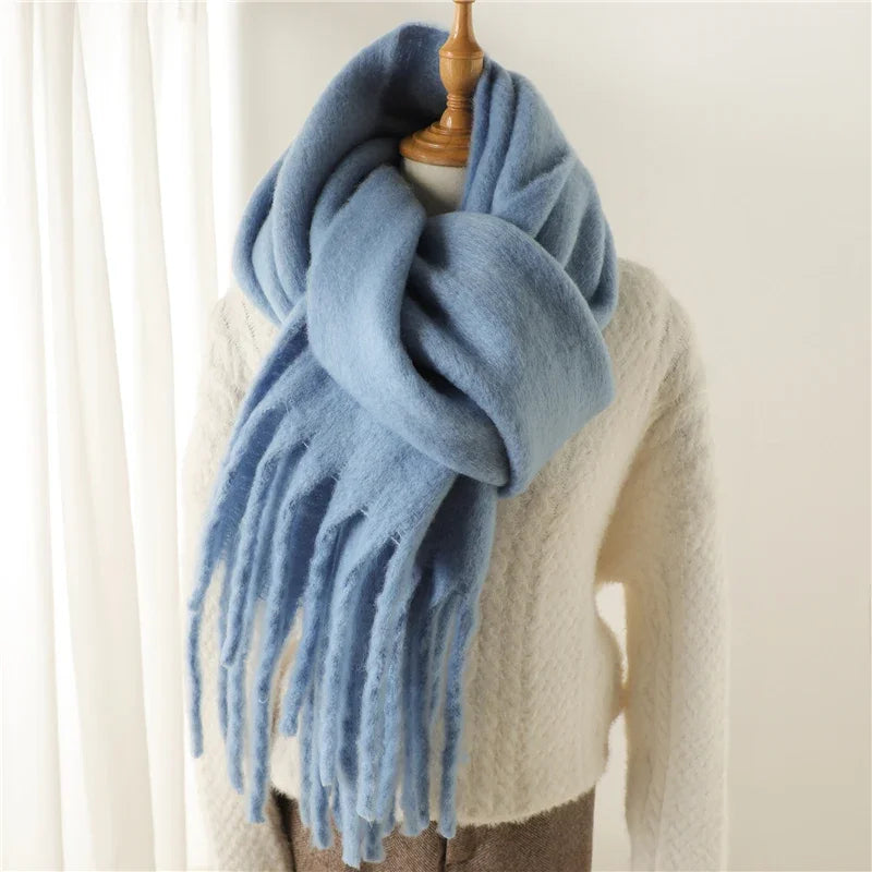 Cashmere-Feel Blanket Scarf
