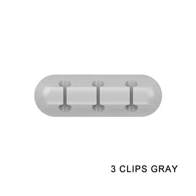 Silicone Desk Cable Organizer Clip