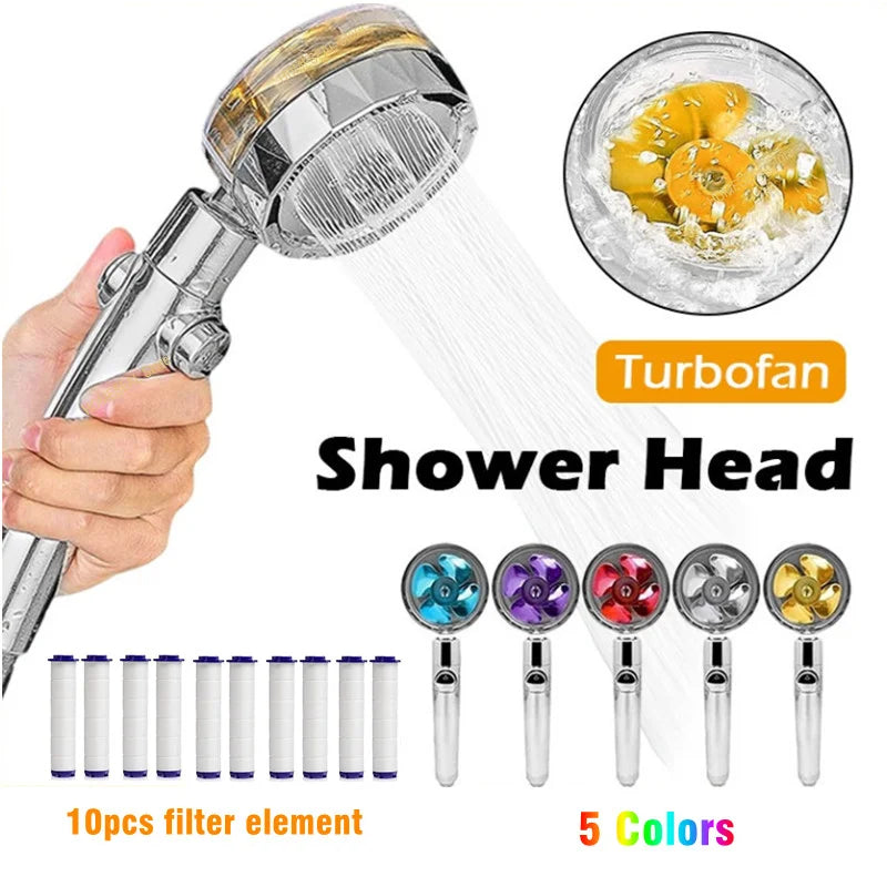 Turbo Fan Handheld Shower Head