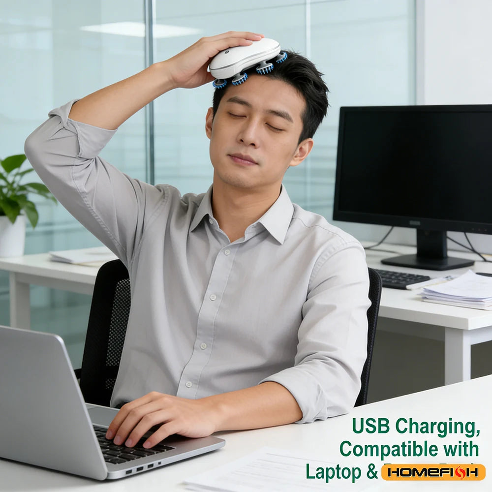 Waterproof Electric Scalp Massager