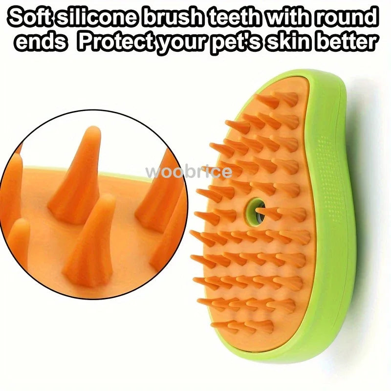 Pet Steam Grooming Brush