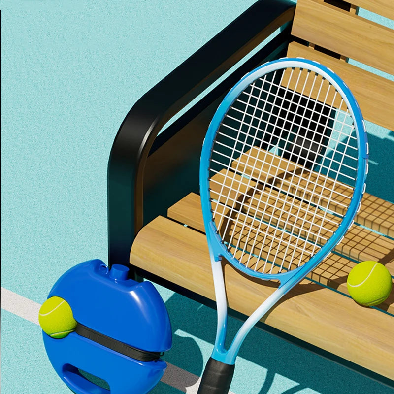 Solo Tennis Trainer with Rebound Ball