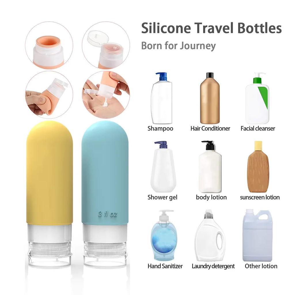 Silicone Travel Bottle Set