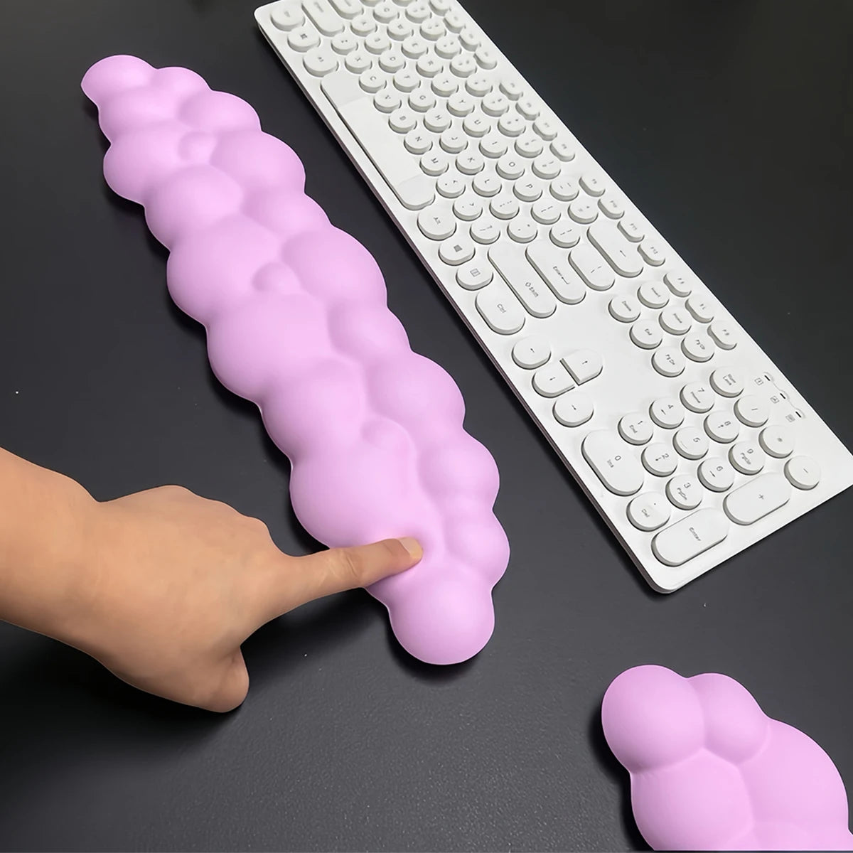 Cloud Keyboard & Mouse Wrist Rest Set