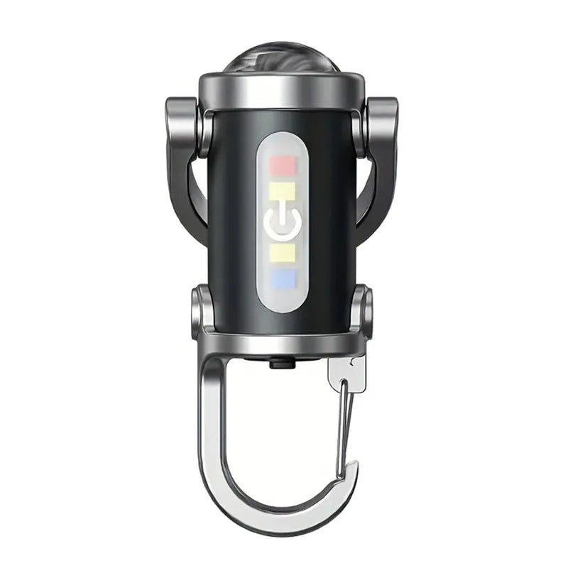 Rechargeable Mini COB Keychain Flashlight