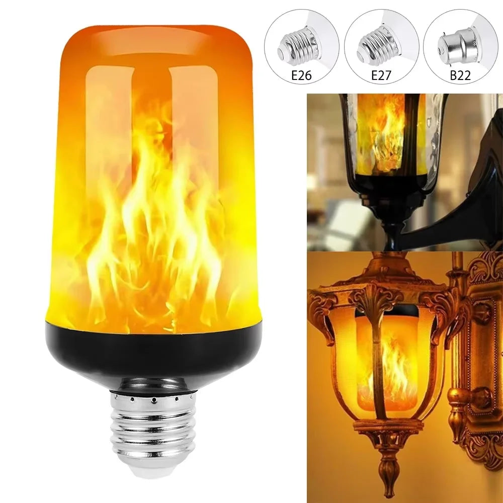 Flickering Flame Effect LED Bulb