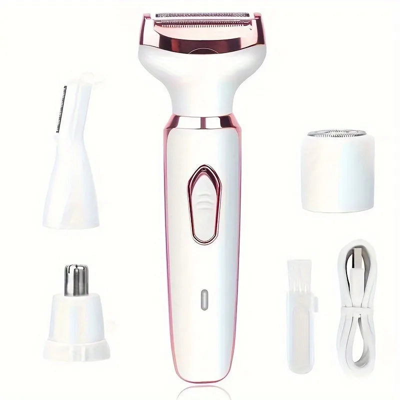 4-in-1 Rechargeable Lady Shaver & Trimmer