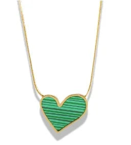 Gold-Tone Stainless Steel Textured Necklace