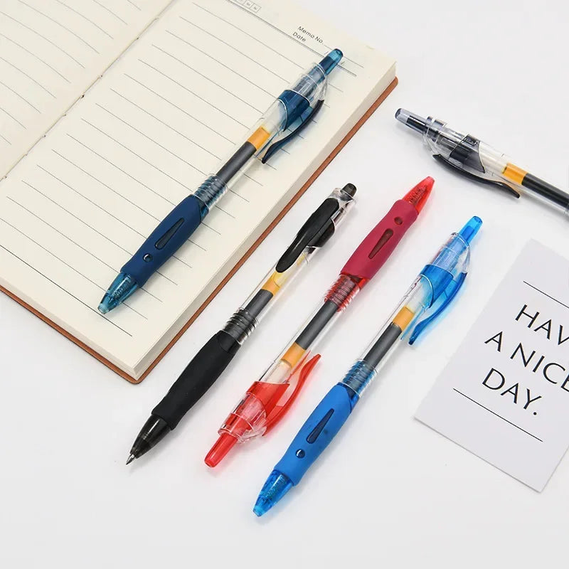 Retractable 0.5 mm Gel Pens with Refills