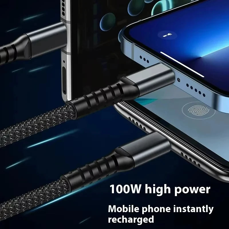3-in-1 Charging Cable with Power Display
