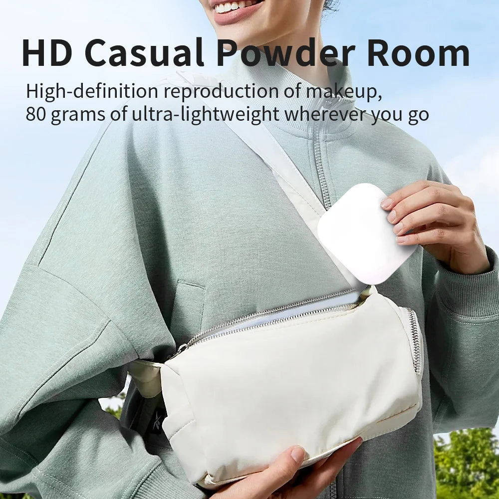 Rechargeable LED Compact Mirror, 1x & 2x
