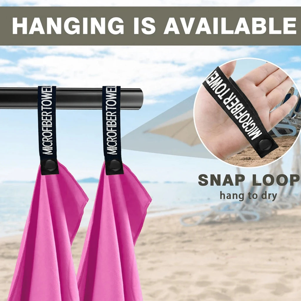 Quick-Dry Microfiber Sports Towel