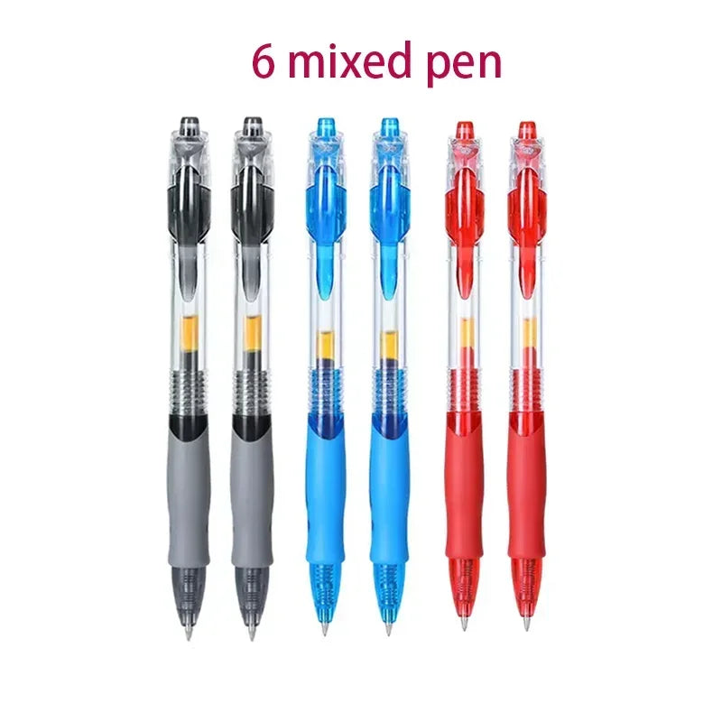 Retractable 0.5 mm Gel Pens with Refills