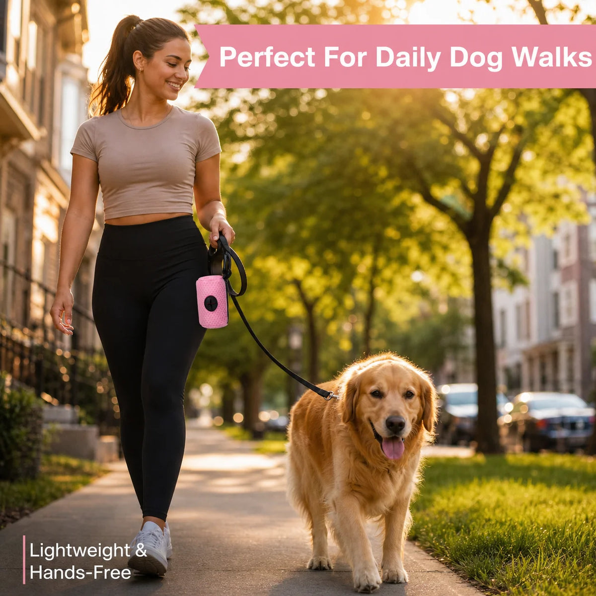 Dog Poop Bag Dispenser for Leash