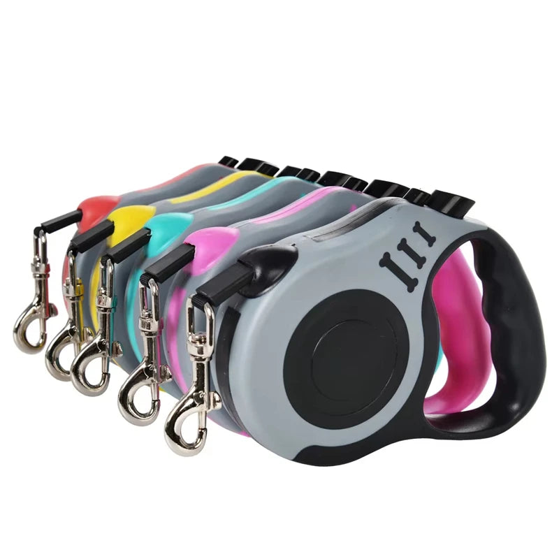 Retractable Dog Leash, 3 m or 5 m