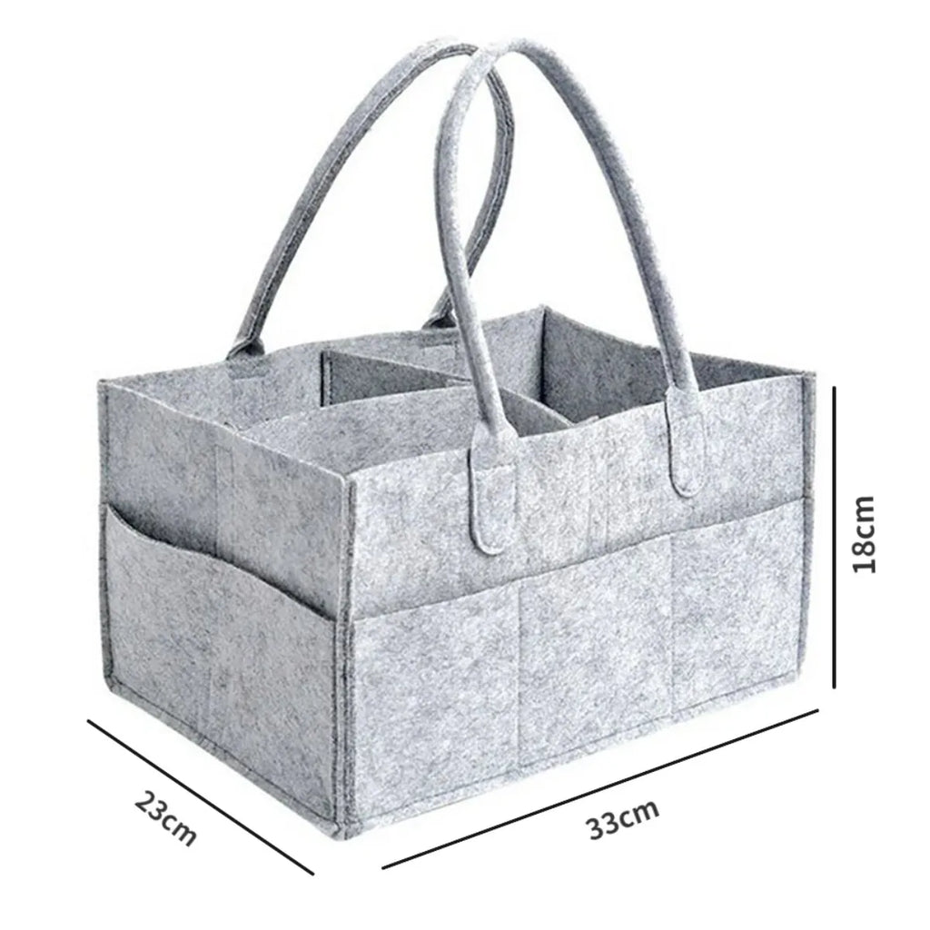Portable Diaper & Essentials Organizer Bag