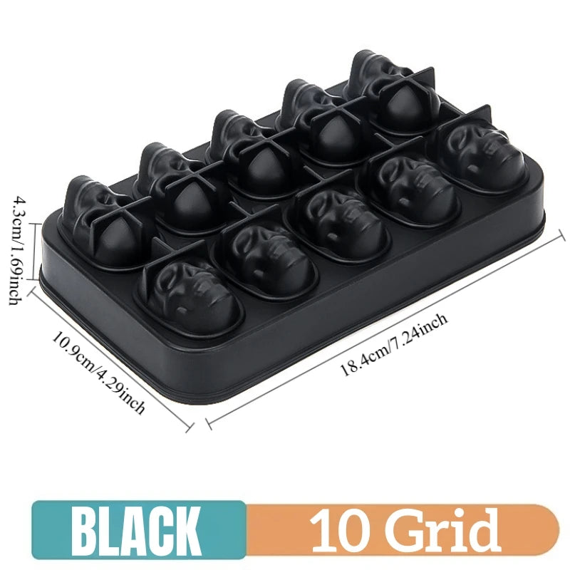 Silicone Ice Cube Mold, 4 Grids