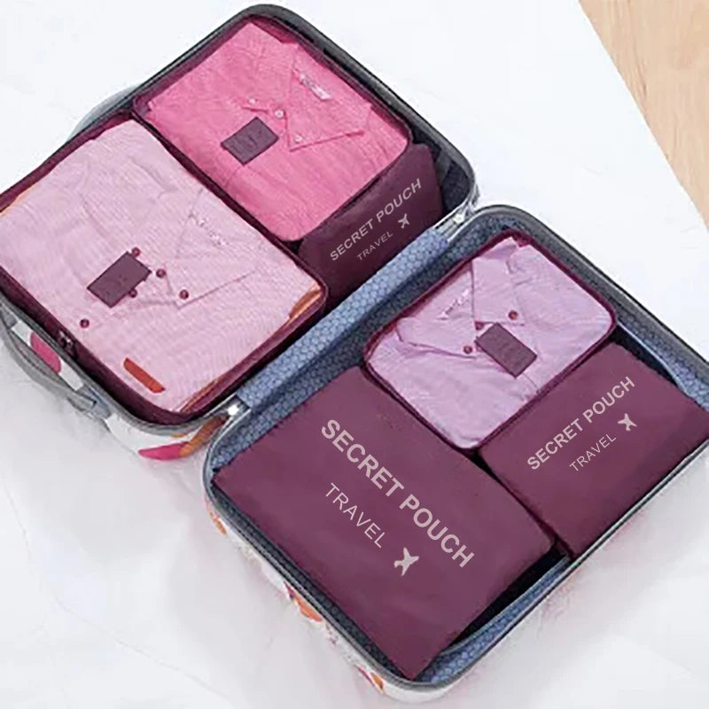 Packing Cubes Set: 6 Pieces