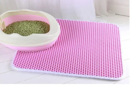 Double-Layer Cat Litter Trapping Mat