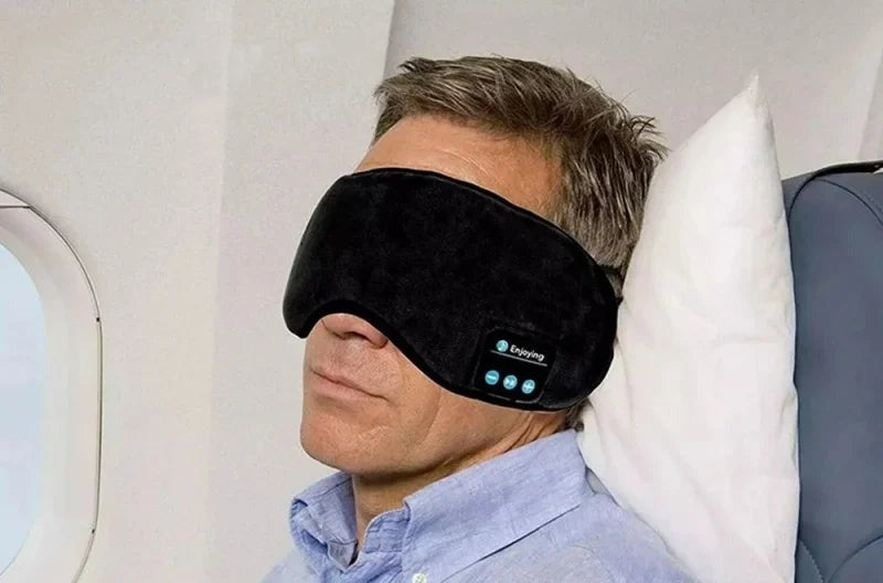 Bluetooth Sleep Mask with Built-In Headphones