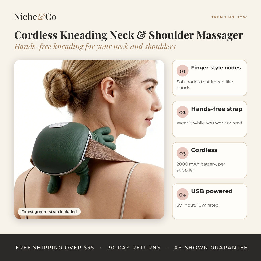 Cordless Kneading Neck & Shoulder Massager