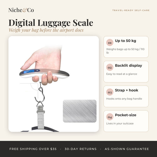 Digital Luggage Scale, 50 kg / 110 lb by Niche&Co