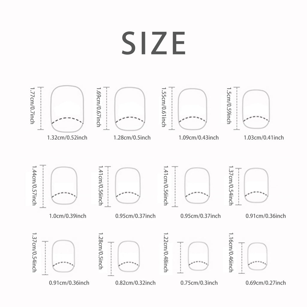 Reusable Press-On Nails, 24-Piece Kit