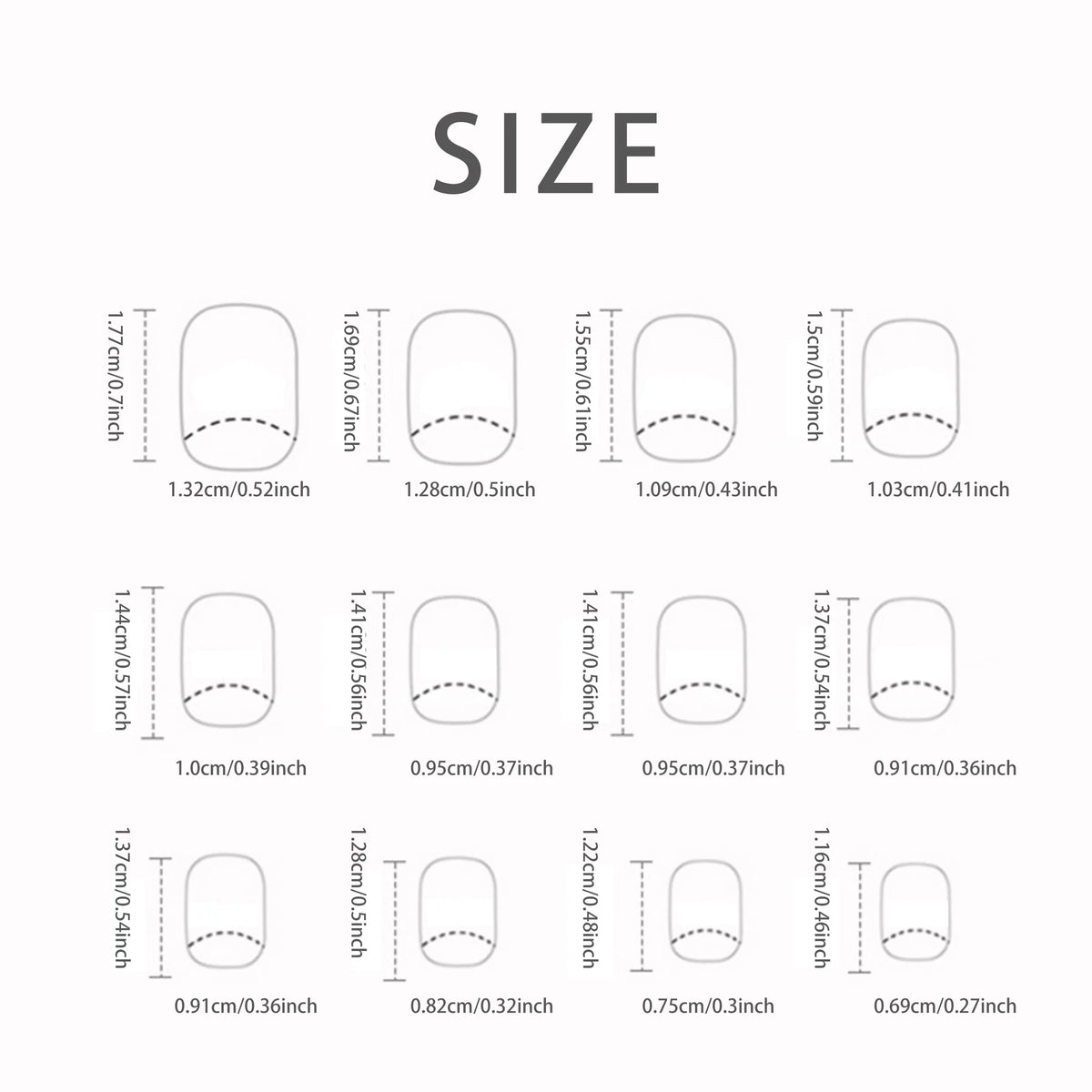 Reusable Press-On Nails, 24-Piece Kit