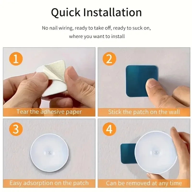 Motion-Sensor LED Night Light, Stick-On