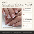 Reusable Press-On Nails, 24-Piece Kit