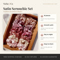 Satin Scrunchie Set: 16 Pieces by Niche&Co