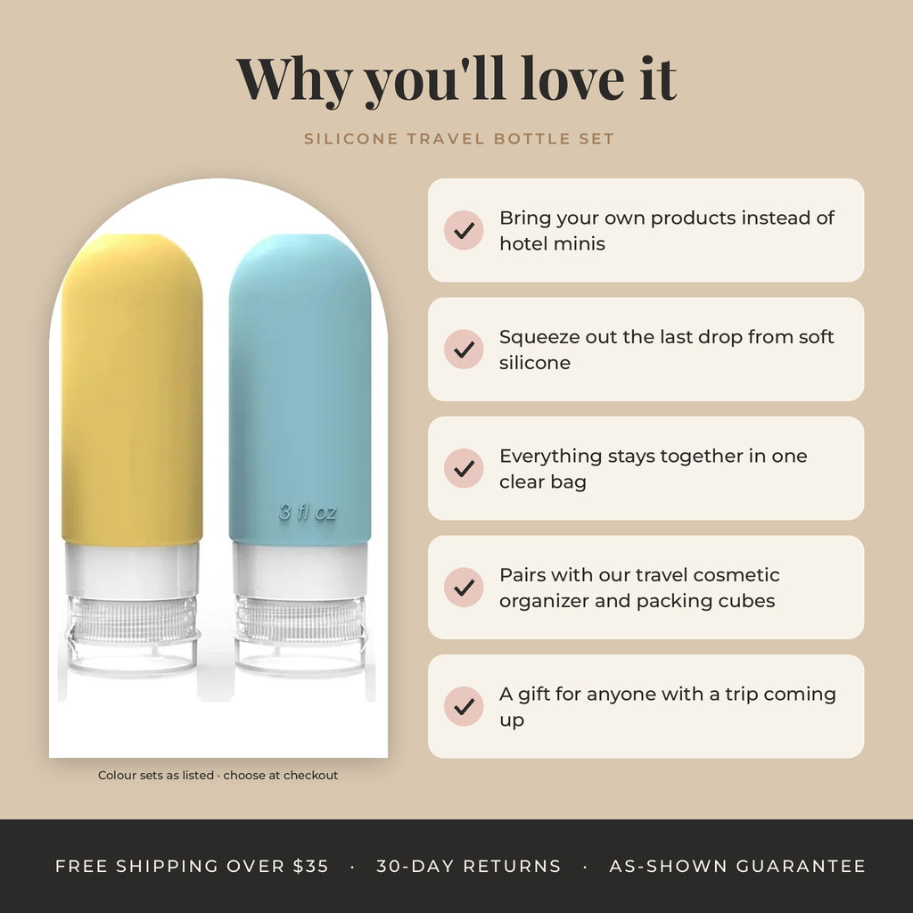 Silicone Travel Bottle Set