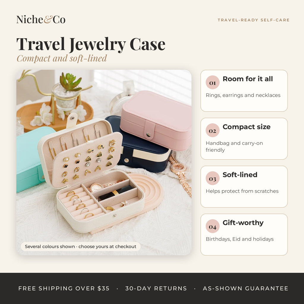 Travel Jewelry Case by Niche&Co
