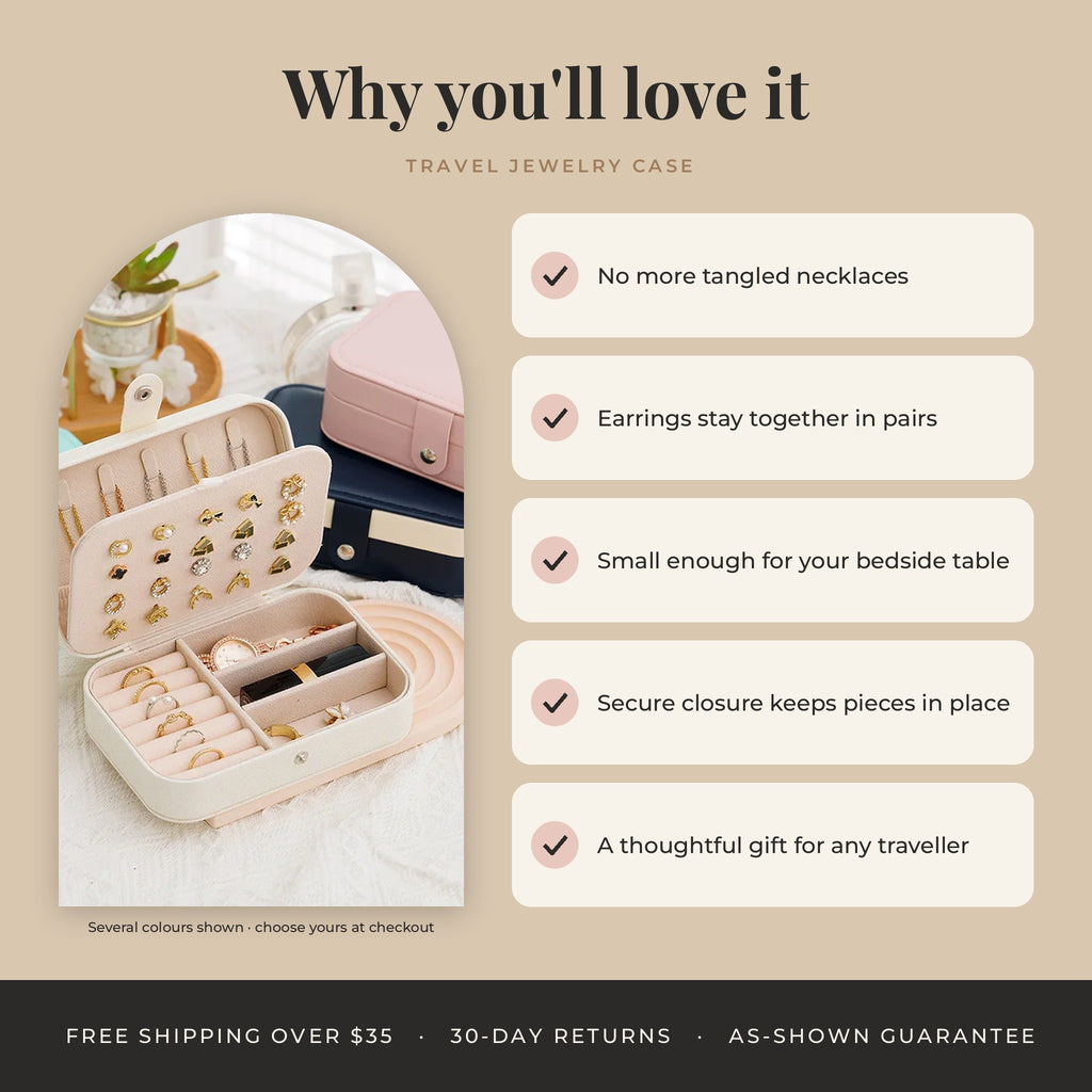 Travel Jewelry Case