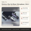Wireless Clip-On Phone Microphone, USB-C